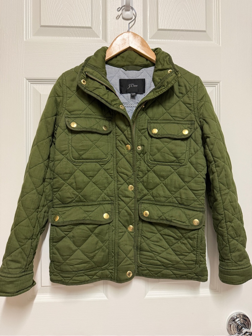 J. Crew Women’s Cotton Green Jacket